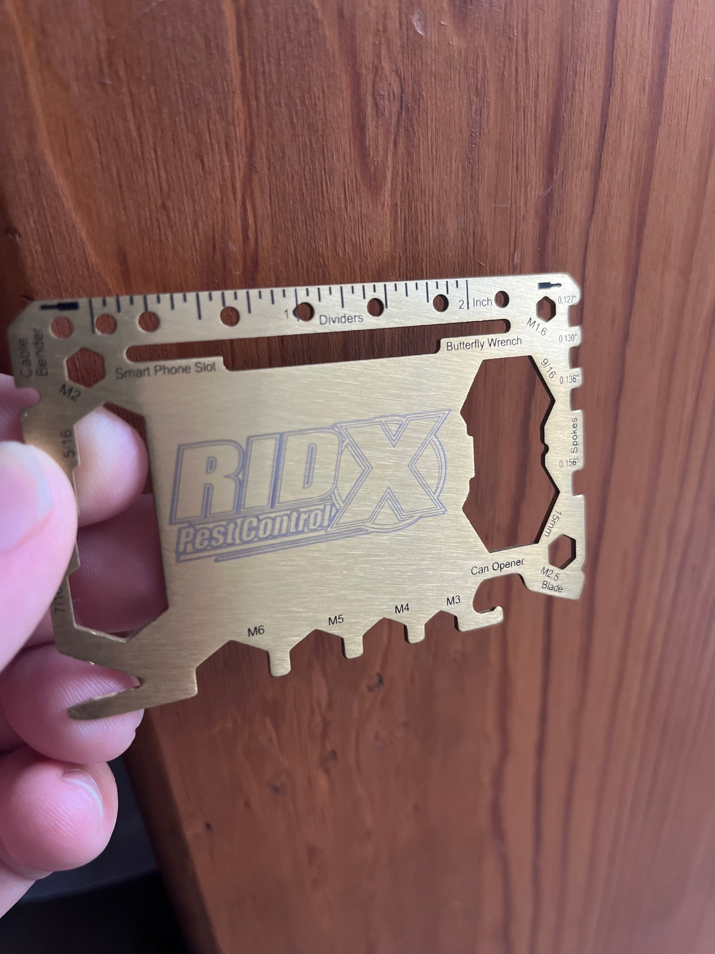 Custom Engraved Wallet Multitool Card | Personalized Stainless Steel Tool