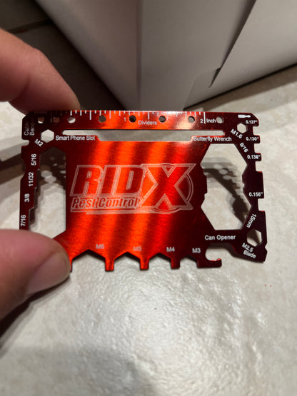 Custom Engraved Wallet Multitool Card | Personalized Stainless Steel Tool