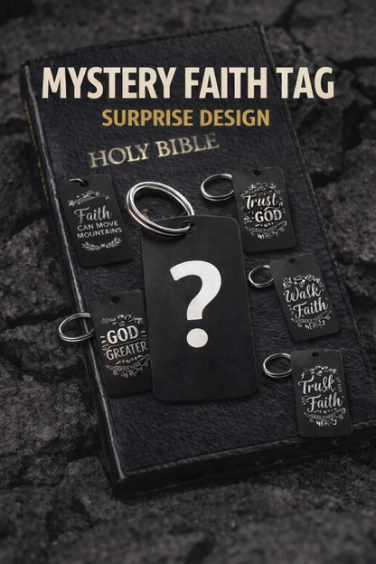 (Faith Inspired) Engraved Metal Scripture Keychains