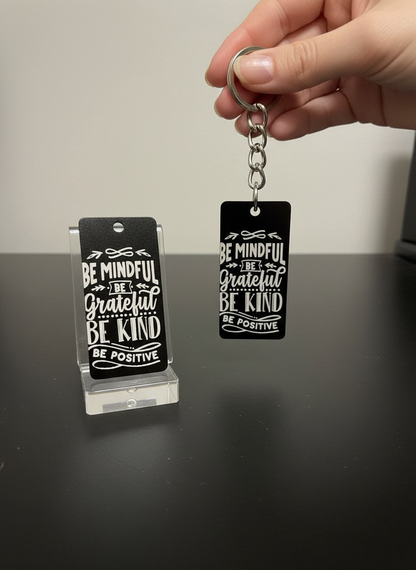 (Faith Inspired) Engraved Metal Scripture Keychains