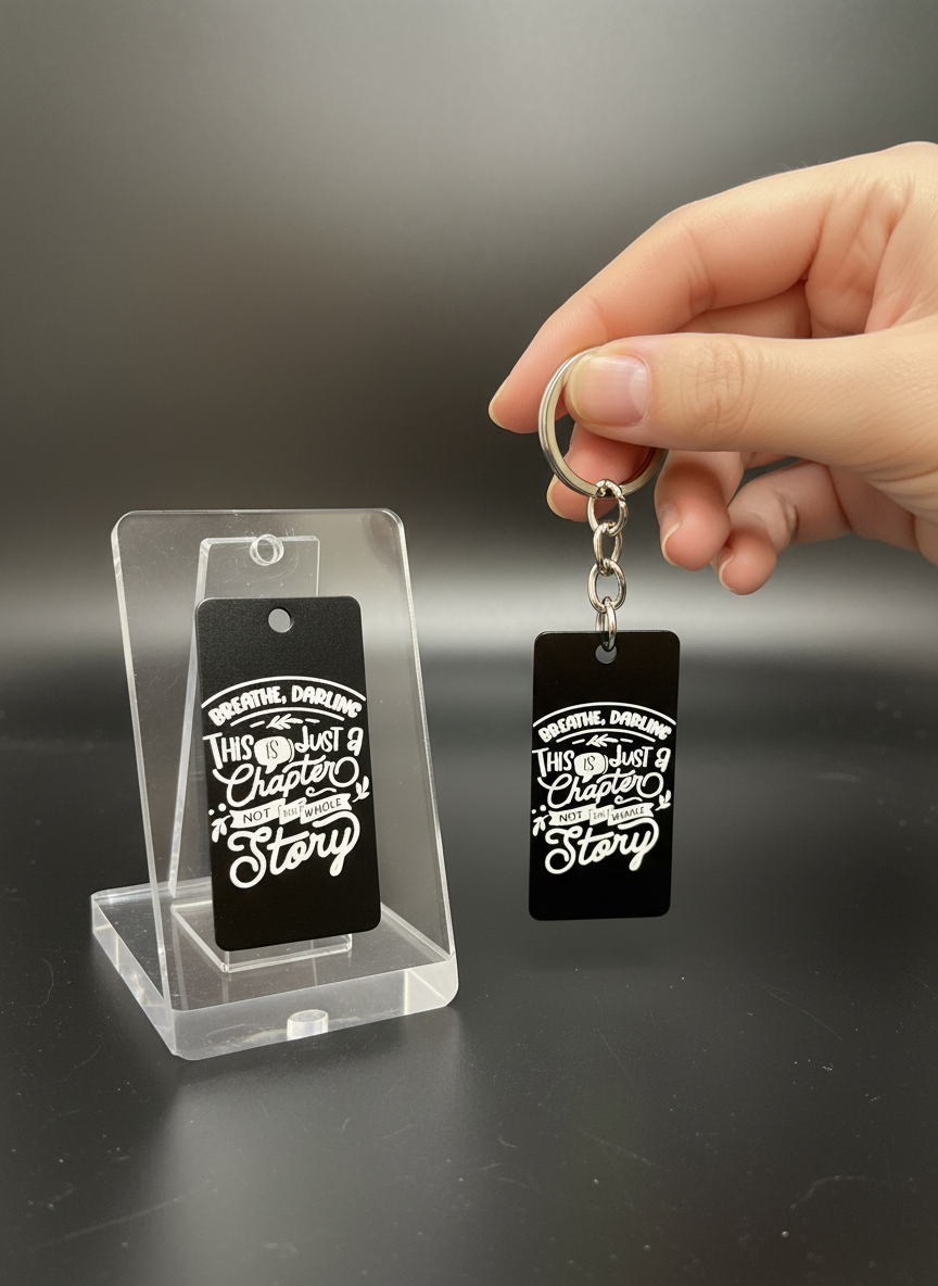 (Faith Inspired) Engraved Metal Scripture Keychains