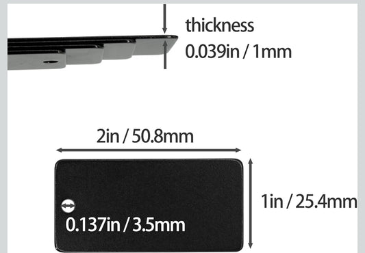 Custom Engraved Metal Keychain (Double-Sided Included) | Logo, Text, QR Code
